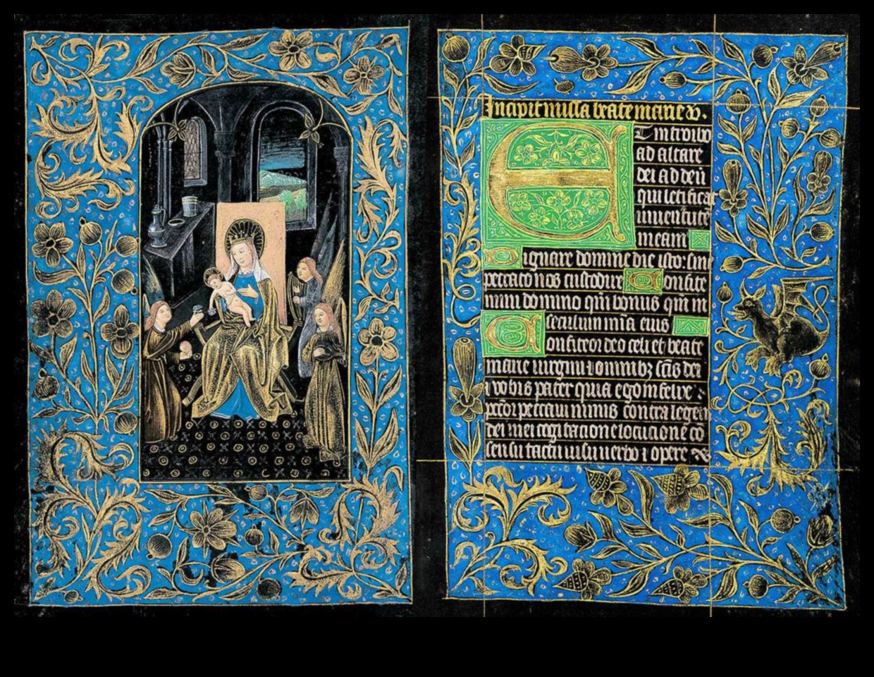 Svētie raksti: kaligrāfija un apgaismojums gotiskajos rokrakstos