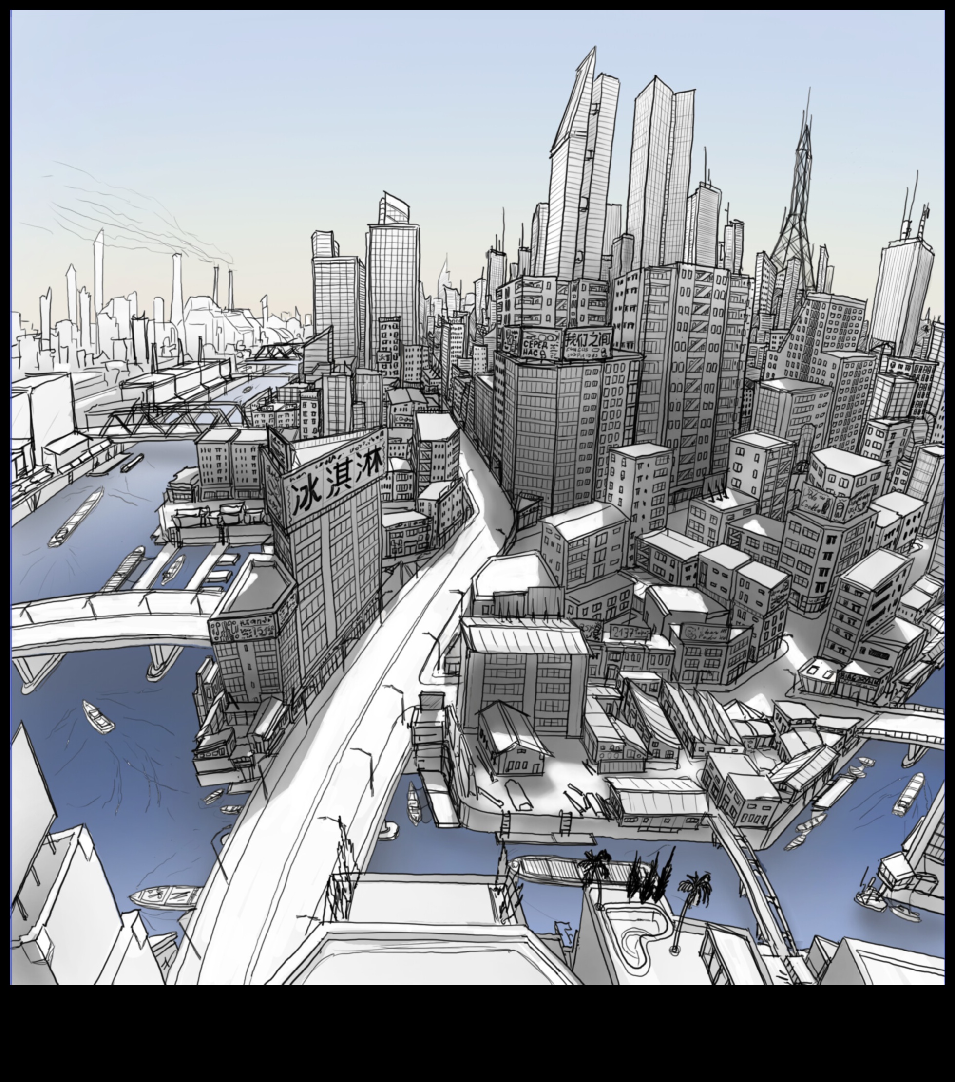 Pilsētas perspektīvas: aplūkojiet pilsētas no dažādiem leņķiem