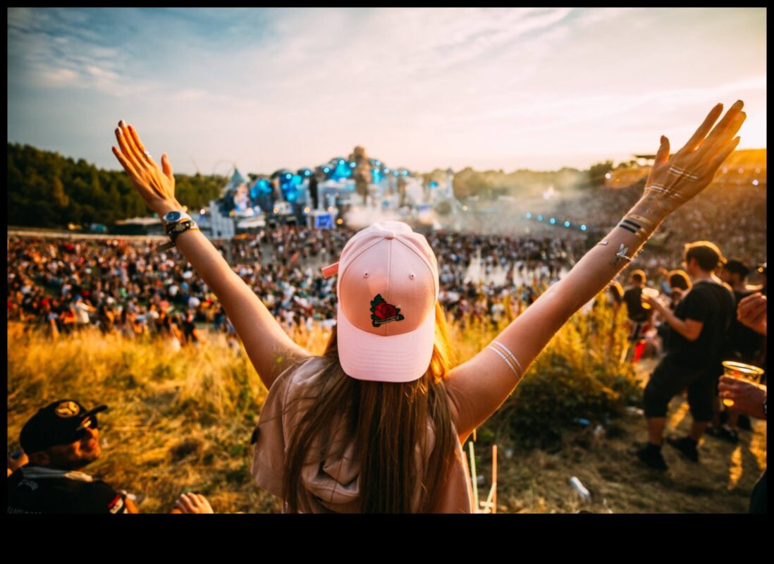 Kā ainavas veicina āra mūzikas festivālu vizuālo pievilcību?