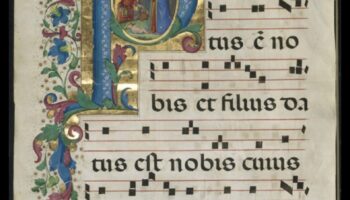 Svētie raksti: kaligrāfija un apgaismojums gotiskajos rokrakstos